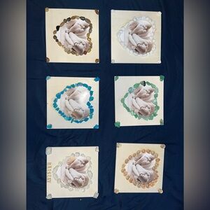 Heart-Shaped Stone Photo Frame